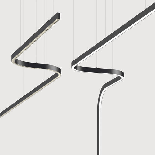 Luce a sospensione - LIQUID LINE GX/PX  - Lightnet GmbH  - LED / lineare / curva