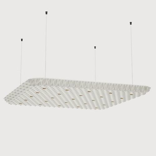 Plafoniera quadrata - SERENITY P2 - Lightnet GmbH  - in alluminio / in Trevira CS® / LED