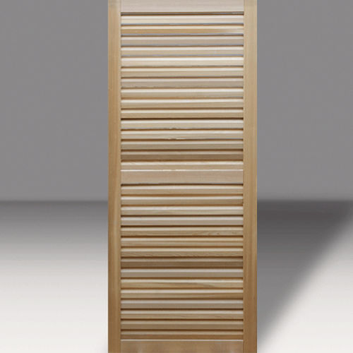 Persiana scorrevole - LALLEMANT FERMETURES 3 - Lallemant - a lamelle / in legno / per porta
