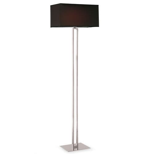Lampada da terra - COBALTO : 1039 - LUMIS SRL - in metallo cromato / in tessuto / contemporanea