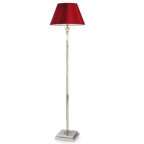 Lampada da terra - CIGNO : 2124 - LUMIS SRL - in ottone / in tessuto / classica