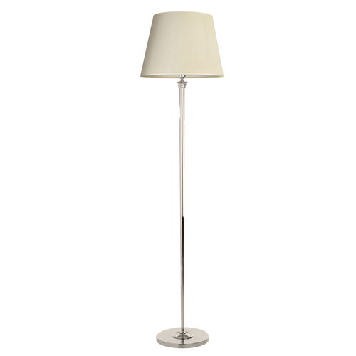 Lampada da terra - MONTROSE : 2692 - LUMIS SRL - in nichel / in tessuto / classica
