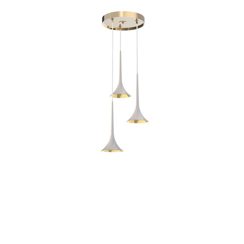 Lampadario contemporaneo - XENO : 9021 - LUMIS SRL - in metallo / con 3 punti luce / contract