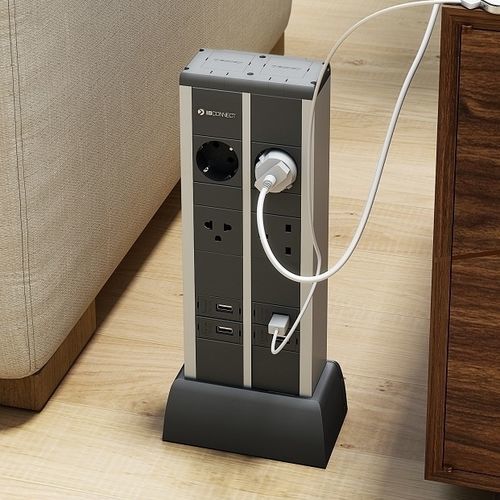 Presa di corrente - DUPLO CHARGE POINT - IB-connect - USB / doppia / da pavimento