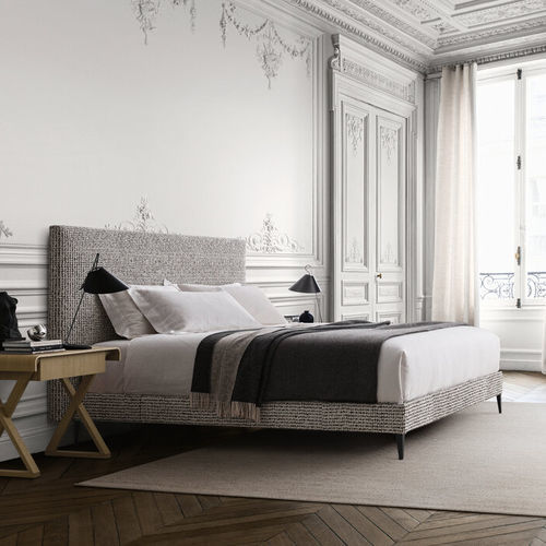 Letto matrimoniale - FILEMONE - MAXALTO - contemporaneo / imbottito / con testiera imbottita