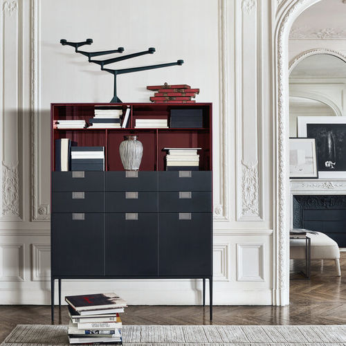 Credenza alta - ALCOR - MAXALTO - contemporanea / in MDF / in alluminio