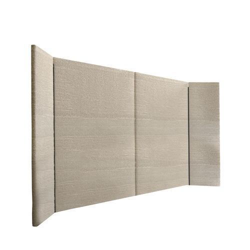 Testiera per letto matrimoniale - DIKE  - MAXALTO - contemporanea / in tessuto / beige