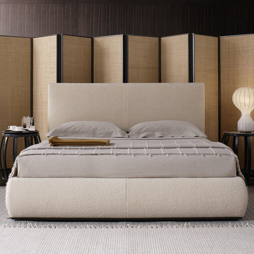 Letto matrimoniale - SILEO - MAXALTO - contemporaneo / imbottito / con testiera imbottita
