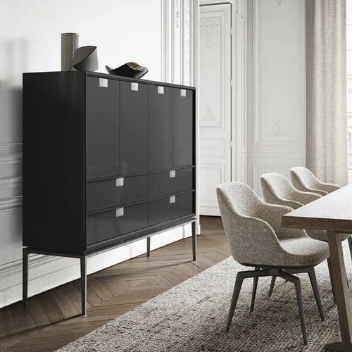 Credenza alta - ARTEMONE - MAXALTO - contemporanea / in legno massiccio / in MDF
