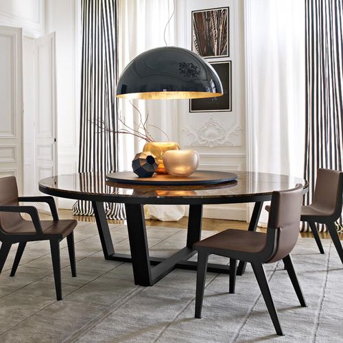 Tavolo contemporaneo - XILOS - MAXALTO - impiallacciato in legno / in MDF / in HPL