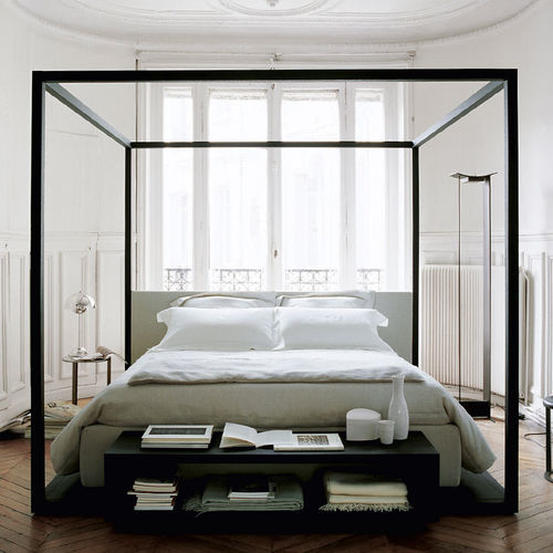 Letto a baldacchino - ALCOVA - MAXALTO - matrimoniale / contemporaneo / imbottito