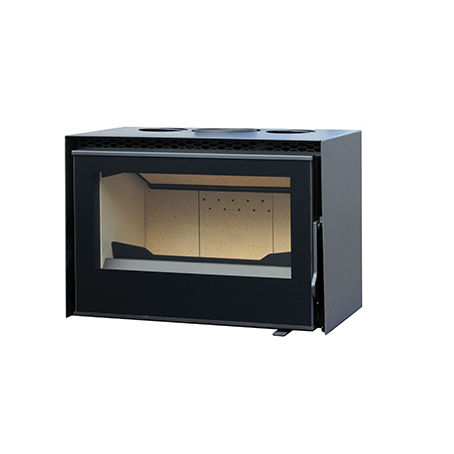 Inserto per camini a legna - 750 - Axis - in acciaio / a convezione forzata / a convezione naturale