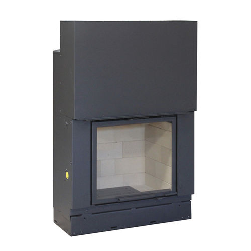 Focolare chiuso a legna - F800 - Axis - a 1 faccia / in acciaio