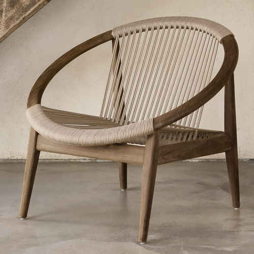 Poltrona contemporanea - Norma - VINCENT SHEPPARD - in corda / in acrilico / in rovere