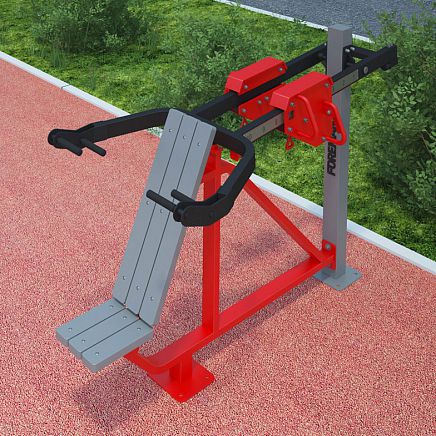 Attrezzo per bodybuilding pressa per spalle - FO-05 - Foreman Fitness Europe GmbH - pressa per pettorali / da esterno