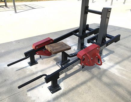 Attrezzo per bodybuilding squat - FO-08 - Foreman Fitness Europe GmbH - pressa per pettorali / sollevamento / da esterno