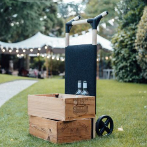 Carrello di servizio - J.ACK - TRADEWINDS atelier - di pulizia / portabagagli / portalegna