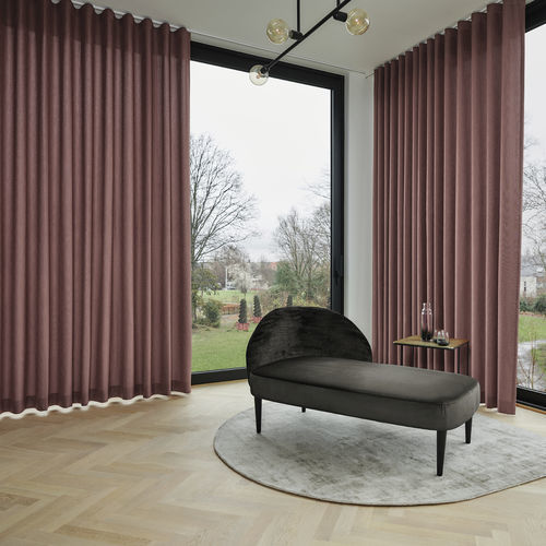 Tessuto per tende - OMEGA CS  - KOBE INTERIOR FABRICS - a tinta unita / in poliestere / in Trevira CS®