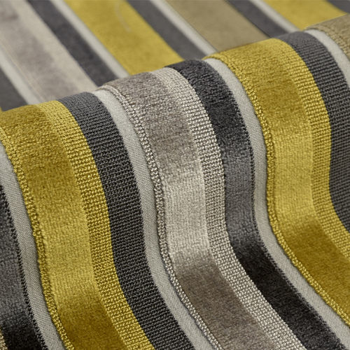 Tessuto da tappezzeria - NICOLAS  - KOBE INTERIOR FABRICS - a righe / in poliestere / in cotone
