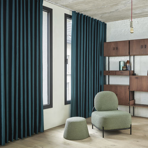 Tessuto per tende - SALIX    - KOBE INTERIOR FABRICS - a tinta unita / in poliestere / in cotone