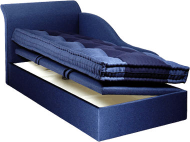 Dormeuse contemporanea - EXTRAS - le lit national - in tessuto