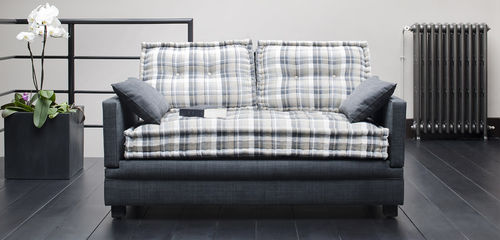 Divano letto - QUATR'UN - le lit national - contemporaneo / in tessuto / reclinabile