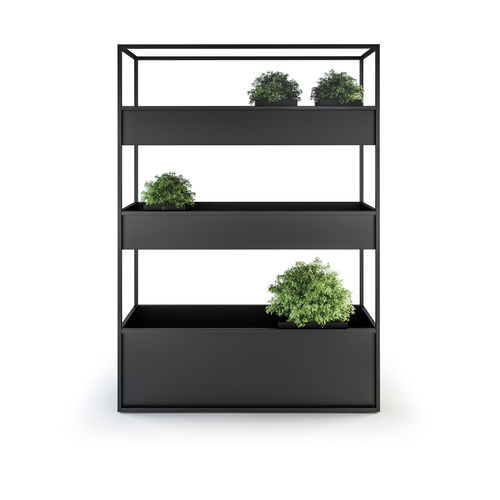 Fioriera in acciaio inossidabile - CARL - Röshults - rettangolare / modulabile / contemporanea