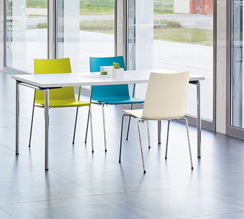 Tavolo contemporaneo - TRUST 2237 - Brunner GmbH - impiallacciato in legno / in HPL / in ABS