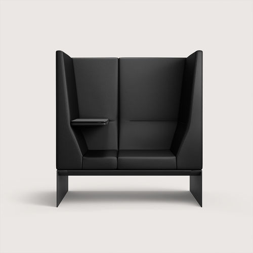 Divanetto imbottito alto - CABIN - Brunner GmbH - contemporaneo / in tessuto / in pelle