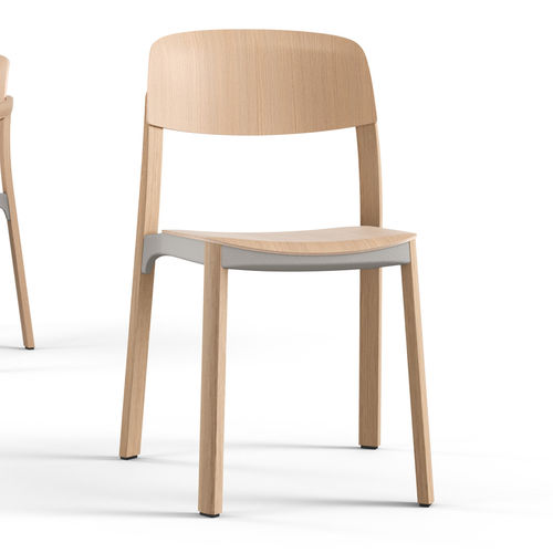 Sedia contemporanea - NATE 7602 - Brunner GmbH - da interno / in faggio / in rovere