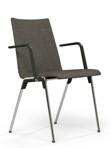 Sedia da conferenza contemporanea - HERO PLUS 4623/A - Brunner GmbH - da interno / in tessuto / con supporto in metallo