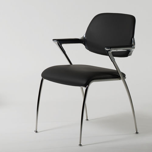 Sedia visitatore contemporanea - GOLF 6028/A - Brunner GmbH - da interno / in tessuto / in pelle