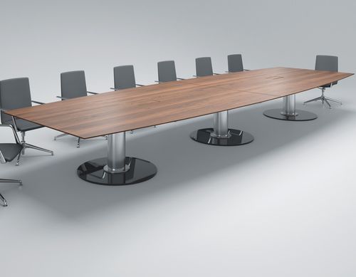 Tavolo da riunione contemporaneo - SPIRA 2710 - Brunner GmbH - impiallacciato in legno / in rovere / in faggio
