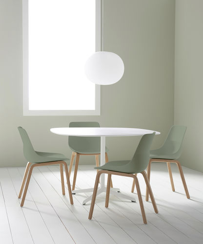 Sedia contemporanea - CRONA LIGHT ECO 6323 - Brunner GmbH - da interno / impiallacciata in legno / in metallo