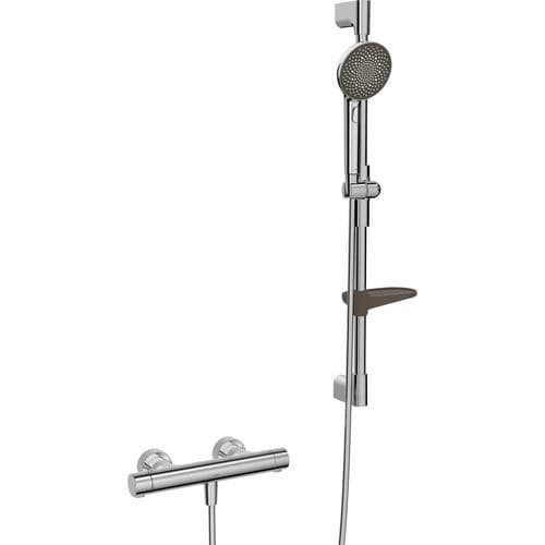 Miscelatore doppio comando per doccia - HANSAPRISMA - HANSA - da parete / termostatico / in metallo