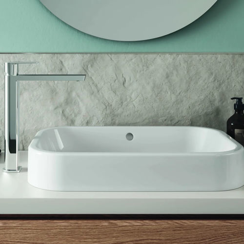 Miscelatore per lavabo - HANSASTELA ECO - HANSA - da appoggio / in ottone cromato / da bagno