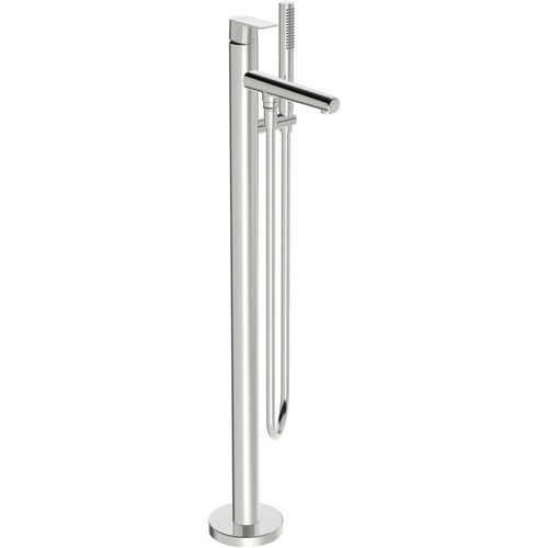 Miscelatore per vasca - HANSASTELA - HANSA - a pavimento / in ottone cromato / da bagno