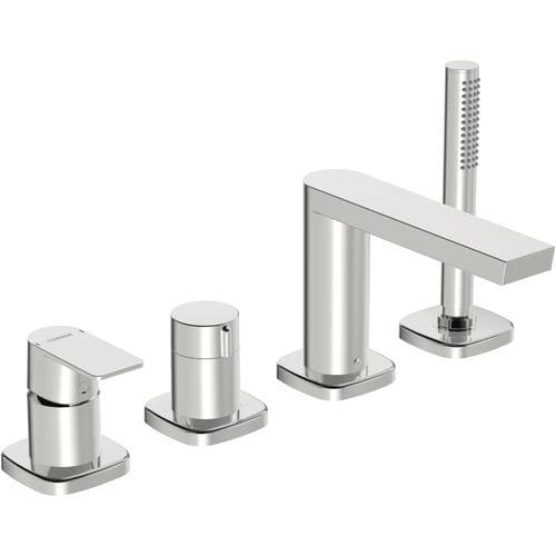 Miscelatore per vasca - HANSASTELA - HANSA - da appoggio / in ottone cromato / da bagno