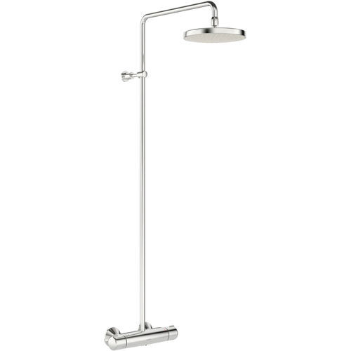 Set doccia da parete - HANSAMICRA - HANSA - contemporaneo / termostatico / con soffione su colonna fissa