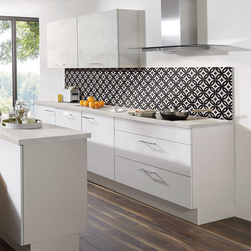 Cucina contemporanea - LASER 417 - nobilia - in legno / con isola / con penisola