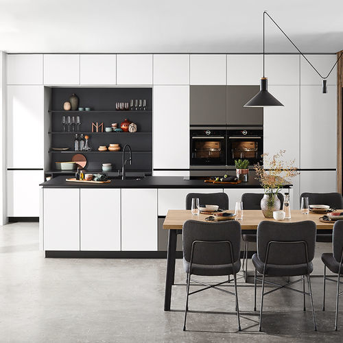 Cucina contemporanea - ARTIS 938 - nobilia - in ceramica / con isola / senza maniglie
