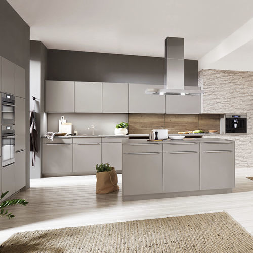Cucina contemporanea - TOUCH 341 - nobilia - in legno / in pietra / in laminato