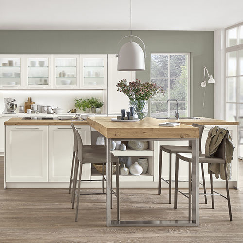 Cucina contemporanea - CASCADA 774 - nobilia - in legno / in laminato / con isola