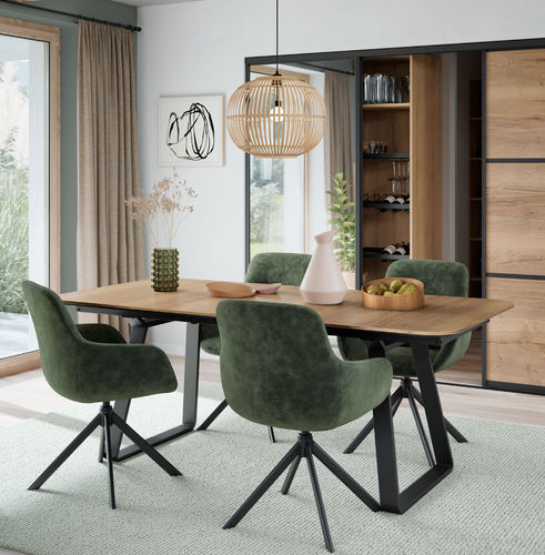 Tavolo Da Pranzo Rotondo In Legno Massello, Metà Del Secolo, Varie Dimensioni 24-47 Pollici, Marrone
