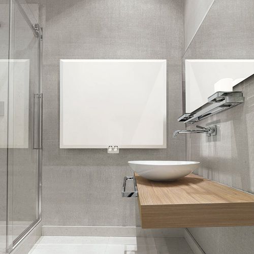 Radiatore elettrico - YANG - K8 Radiatori - contemporaneo / in metallo / bianco
