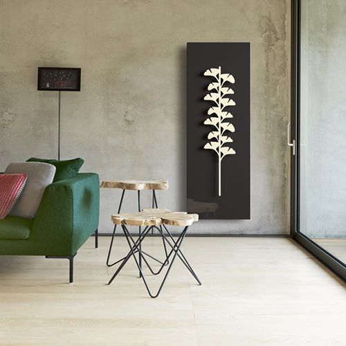 Radiatore elettrico - GINKGO - K8 Radiatori - contemporaneo / in metallo / nero