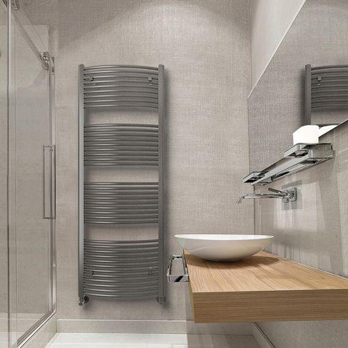 Radiatore elettrico - RAVELLO - K8 Radiatori - contemporaneo / in metallo / grigio
