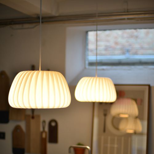 Lampada a sospensione - TR19 - Tom Rossau - in betulla / in plastica / contemporanea