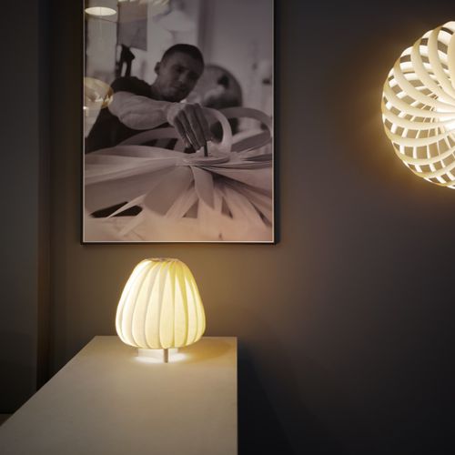Lampada da tavolo - ST906 - Tom Rossau - in betulla / di carta / contemporanea
