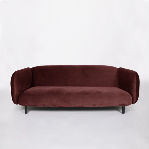 Divano contemporaneo - MOÏRA - ENO STUDIO - in velluto / blu / rosso